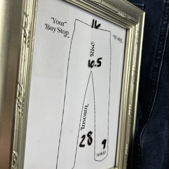 Dream Jeannes Quacker Factory Women's Lightweight Jeans Size 4 Dark Wash Stretch - Picture 9 of 10